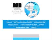 Tablet Screenshot of internationalcriminology.com